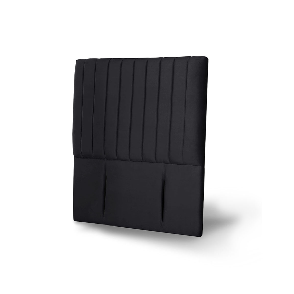 RESPALDO LATAM HOME SORRENTO 1 PLAZA MADERA TELA NEGRO - 2
