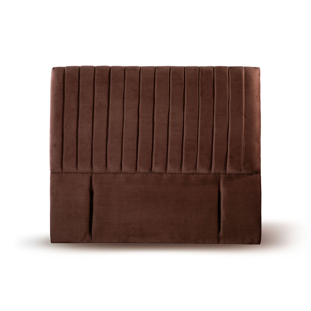 RESPALDO LATAM HOME SORRENTO 2 PLAZAS MADERA TELA CHOCOLATE - 1