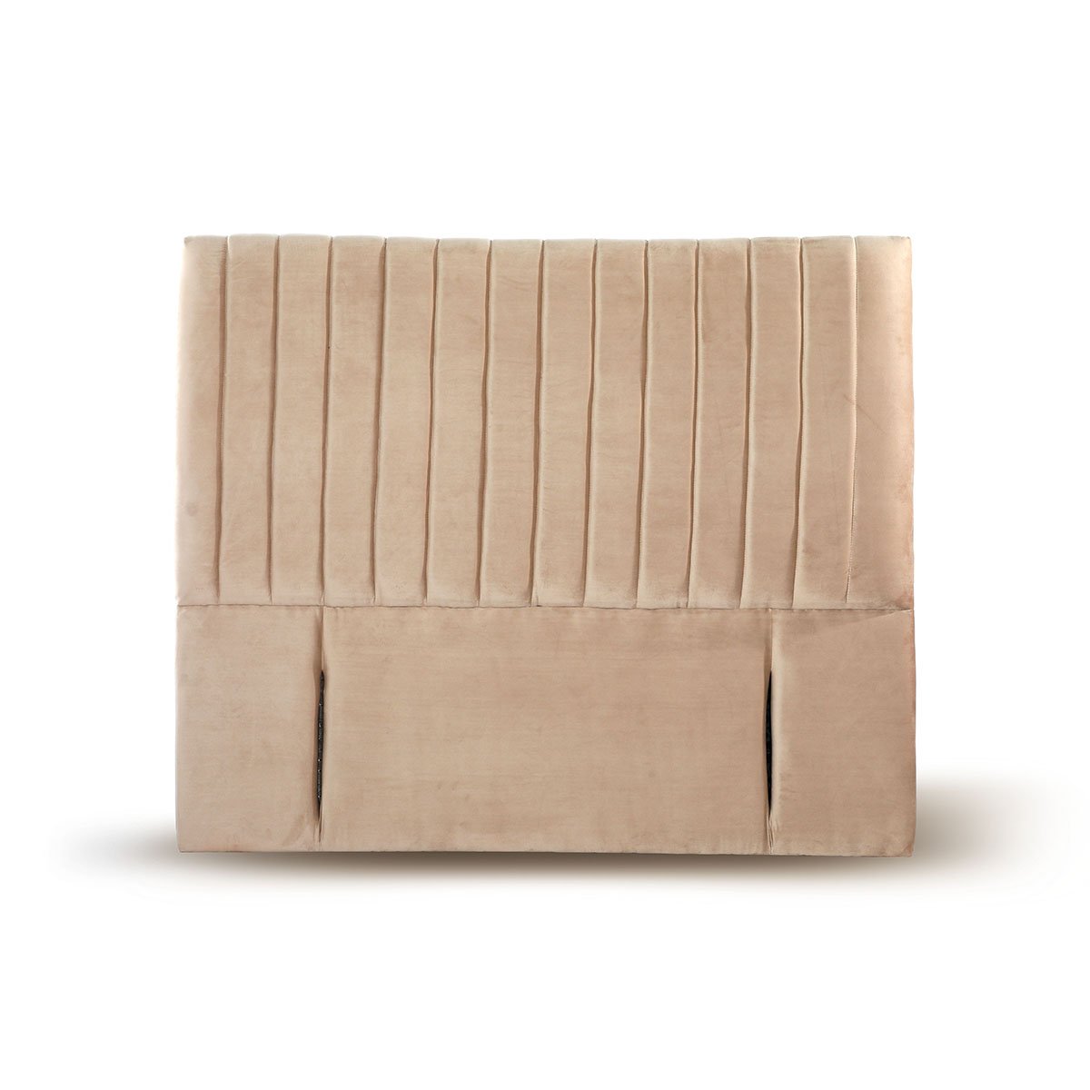 RESPALDO LATAM HOME SORRENTO KING MADERA TELA BEIGE - 1