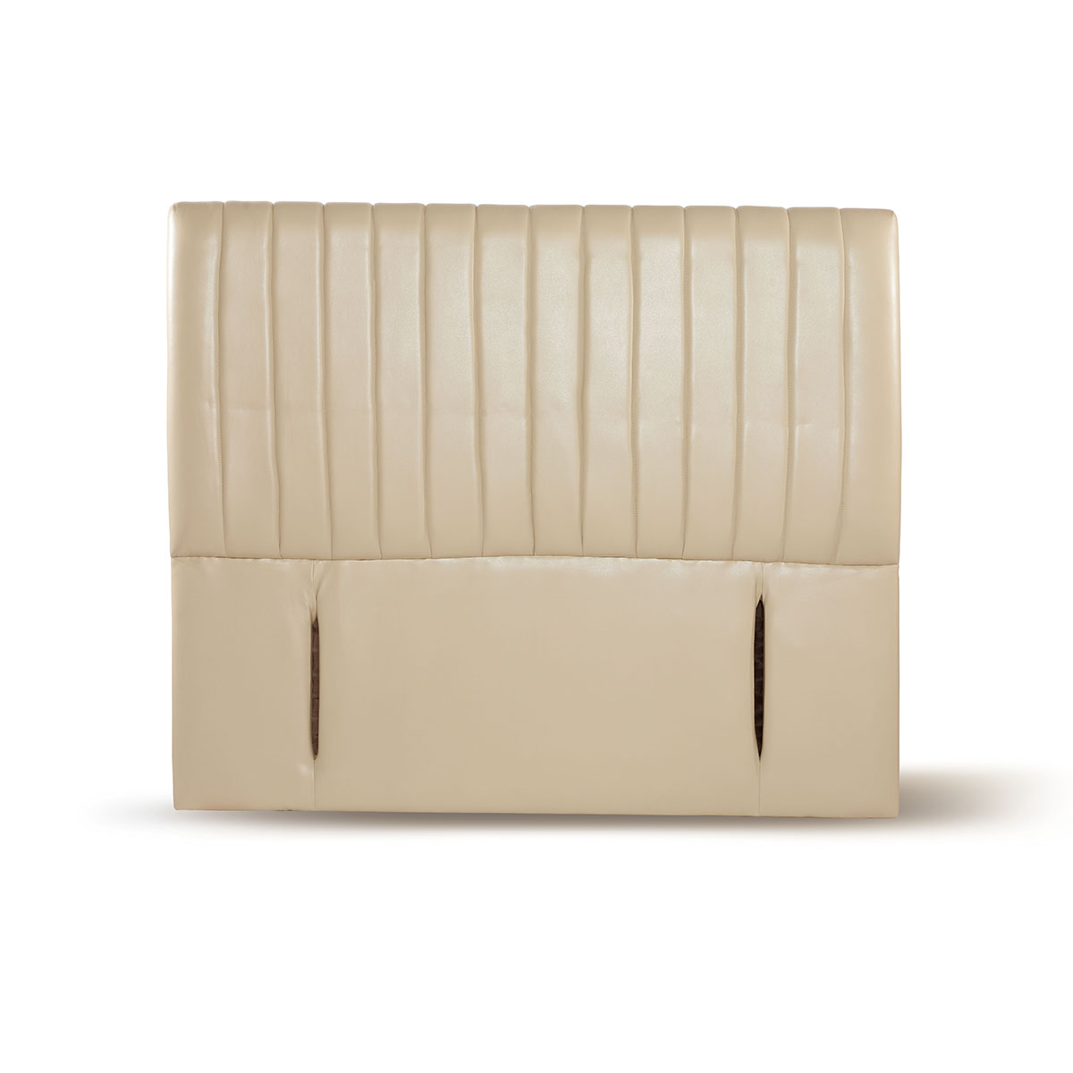 RESPALDO LATAM HOME SORRENTO KING MADERA PU BEIGE - 1