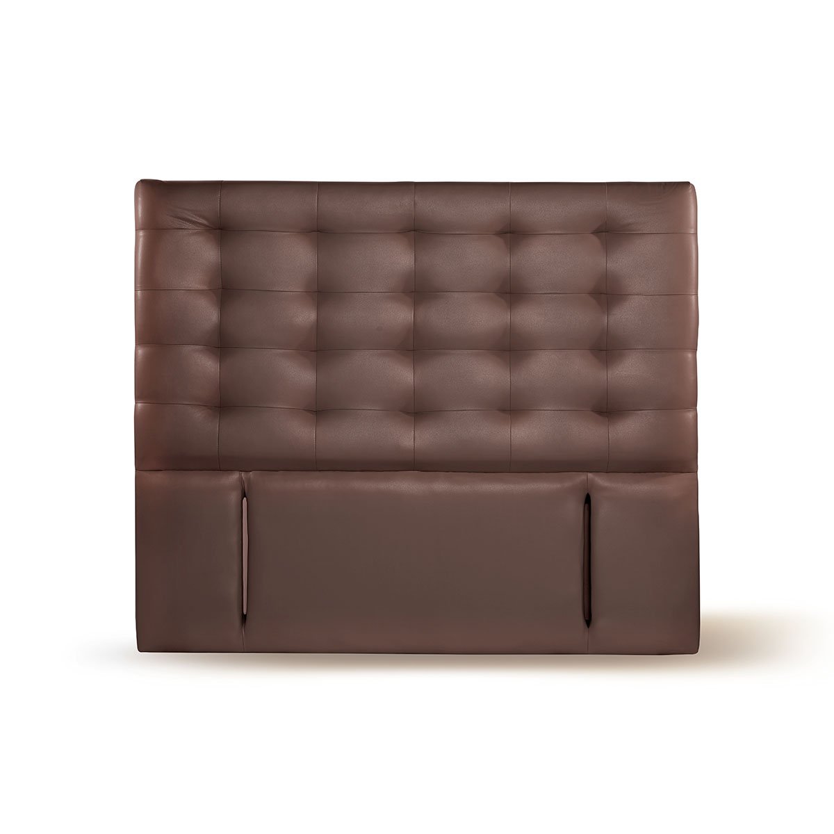 RESPALDO LATAM HOME NÁPOLES KING MADERA PU CHOCOLATE - 1