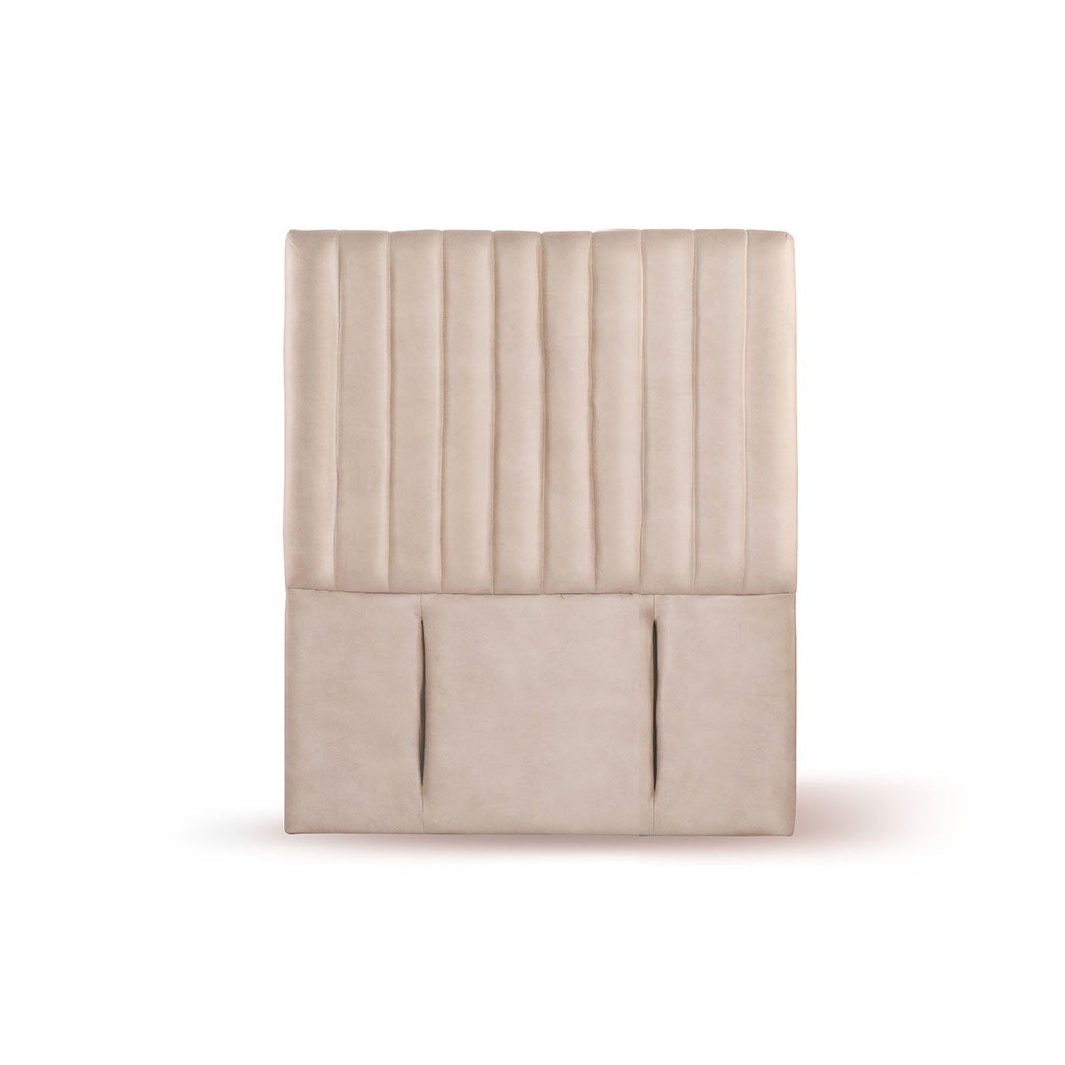 RESPALDO LATAM HOME SORRENTO 1 PLAZA MADERA CUERO BEIGE - 1