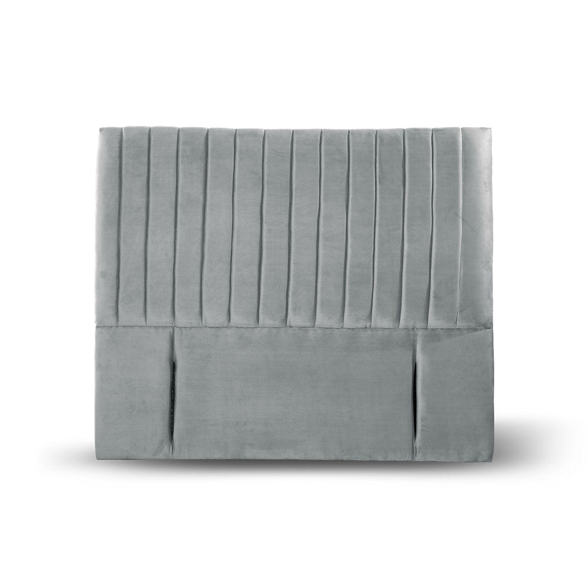 RESPALDO LATAM HOME SORRENTO 2 PLAZAS MADERA TELA GRIS - 1