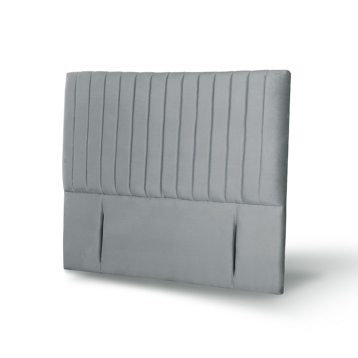 RESPALDO LATAM HOME SORRENTO 2 PLAZAS MADERA TELA GRIS - 2