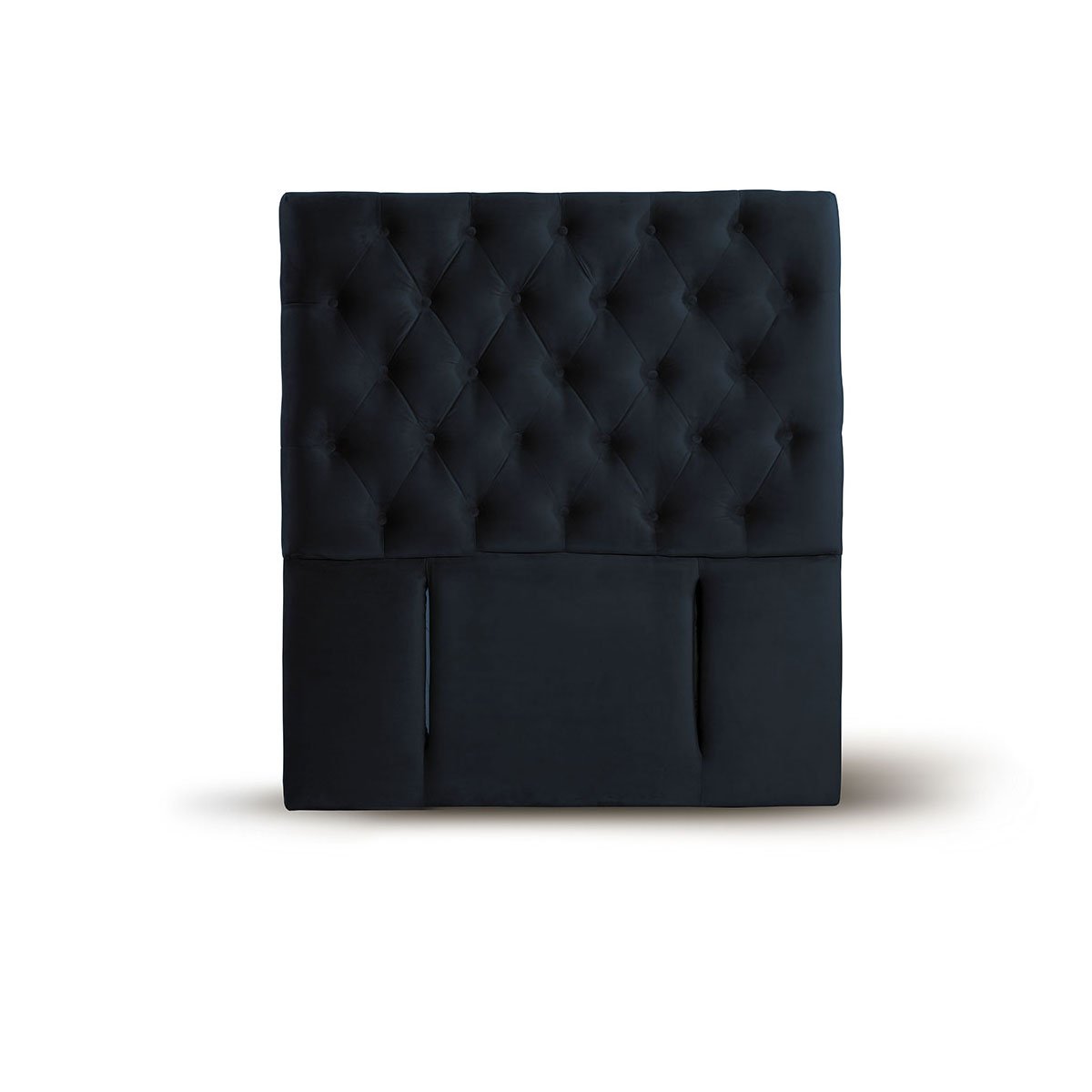 RESPALDO LATAM HOME FLORENCIA 1 PLAZA MADERA TELA NEGRO - 1