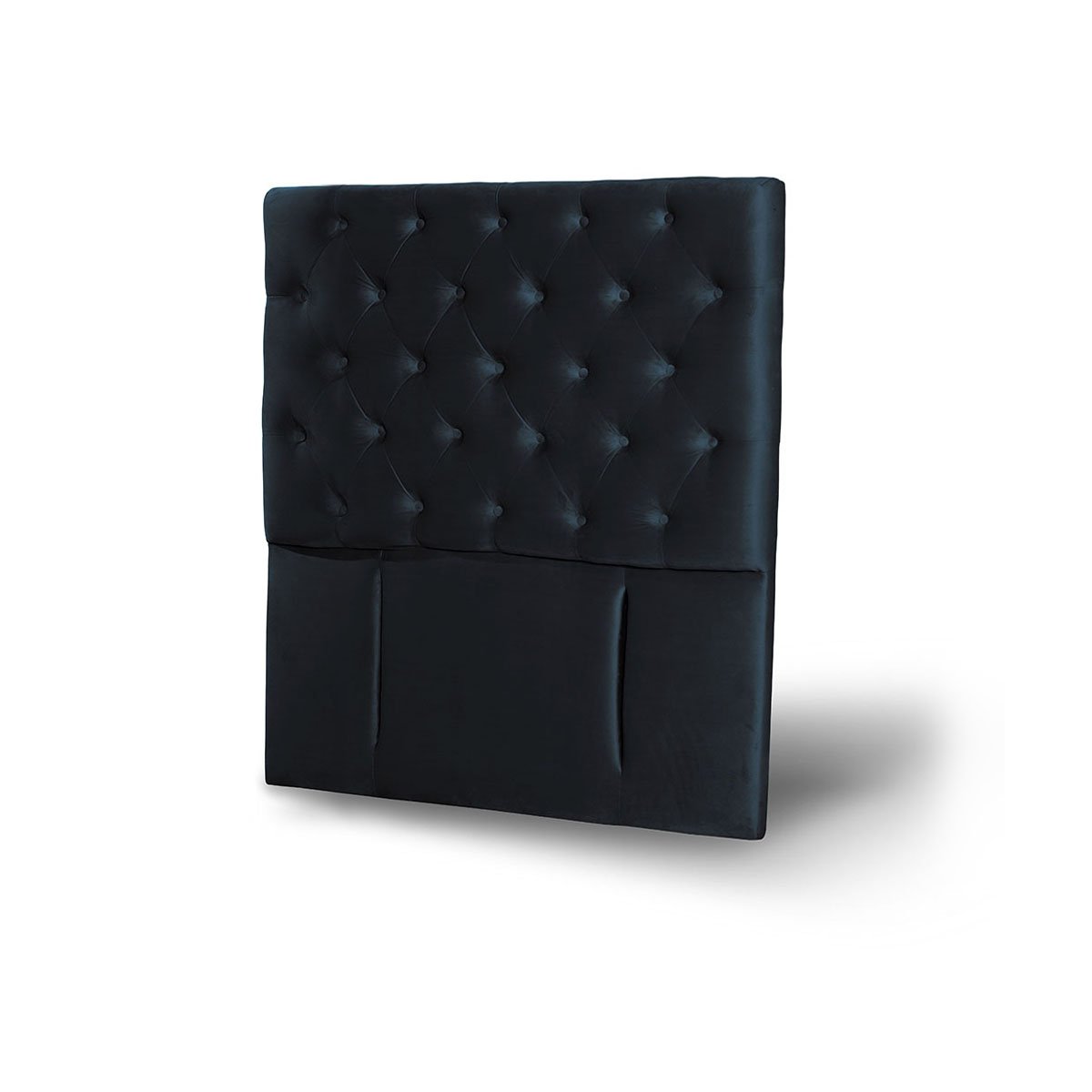 RESPALDO LATAM HOME FLORENCIA 1 PLAZA MADERA TELA NEGRO - 2