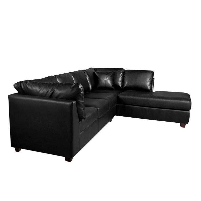 SOFÁ SECCIONAL LATAM HOME PADUA DERECHO 5 CUERPOS NEGRO GRANO - 2