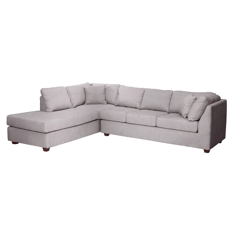 SOFÁ SECCIONAL LATAM HOME PADUA IZQUIERDO 5 CUERPOS LINO GRIS CLARO - 3