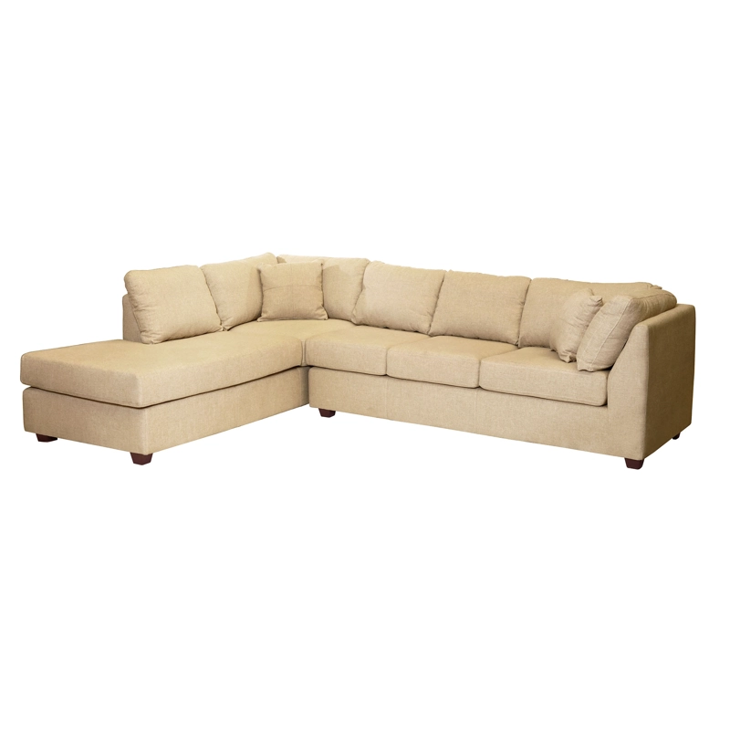 SOFÁ SECCIONAL LATAM HOME PADUA IZQUIERDO 5 CUERPOS LINO NATURAL - 3