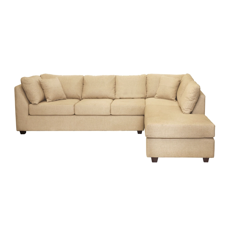 SOFÁ SECCIONAL LATAM HOME PADUA DERECHO 5 CUERPOS LINO BEIGE NATURAL - 2