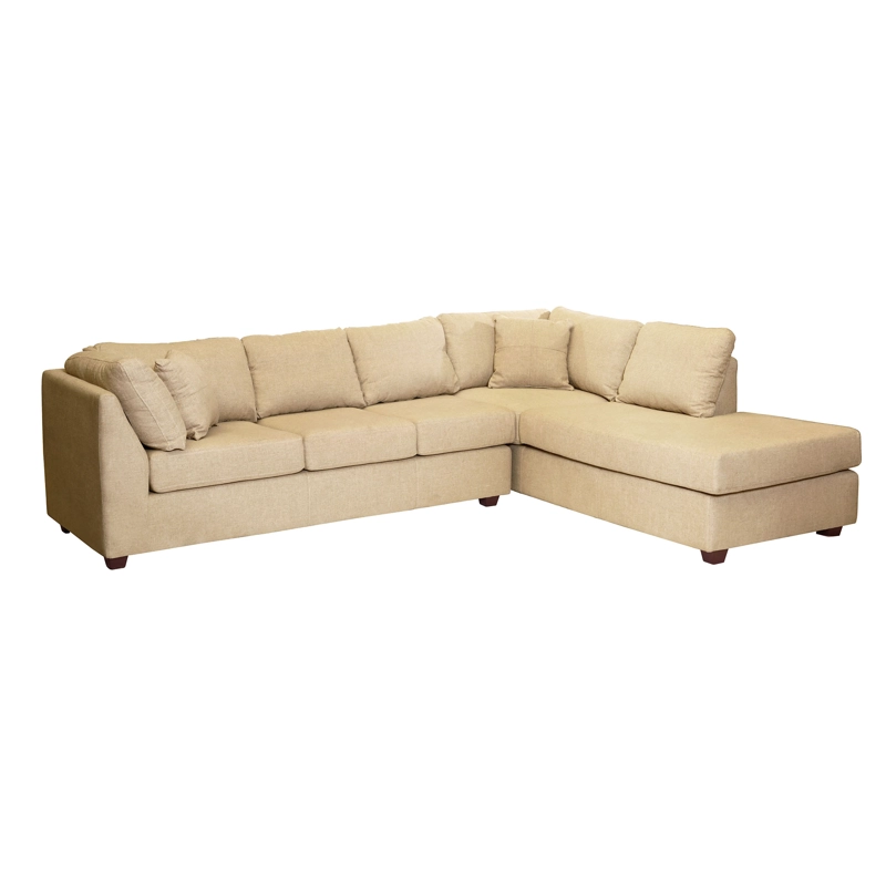 SOFÁ SECCIONAL LATAM HOME PADUA DERECHO 5 CUERPOS LINO BEIGE NATURAL - 3