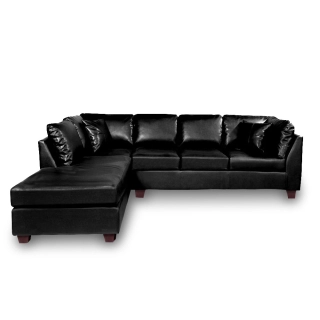SOFÁ SECCIONAL LATAM HOME PADUA IZQUIERDO 5 CUERPOS NEGRO GRANO - 1