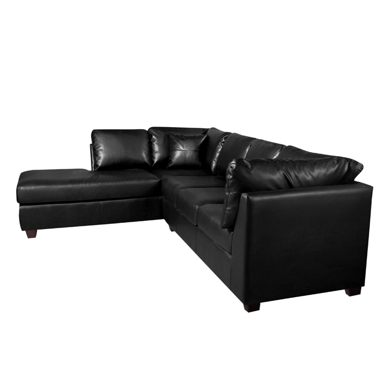 SOFÁ SECCIONAL LATAM HOME PADUA IZQUIERDO 5 CUERPOS NEGRO GRANO - 2