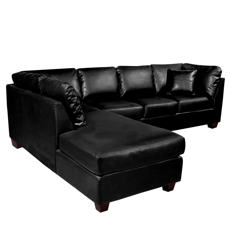 SOFÁ SECCIONAL LATAM HOME PADUA IZQUIERDO 5 CUERPOS NEGRO GRANO - 3