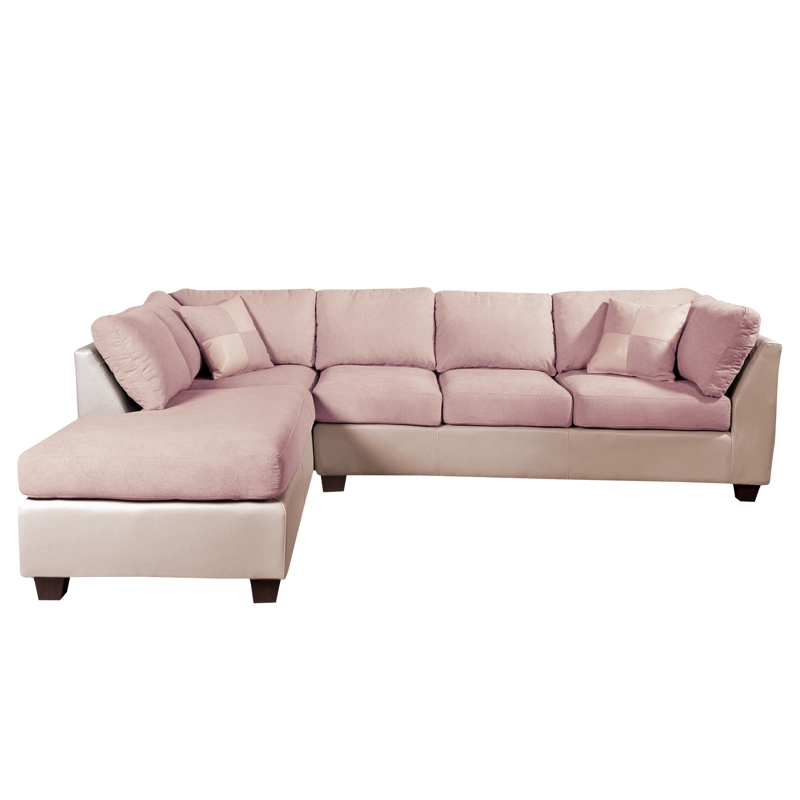 SOFÁ SECCIONAL LATAM HOME PADUA IZQUIERDO 5 CUERPOS BEIGE TELA VELVET - 2