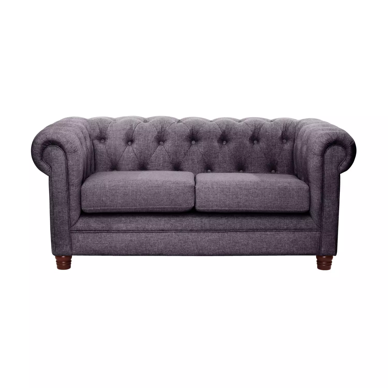 SOFA FLORENCIA 2C LINO GRIS OSCURO - 2