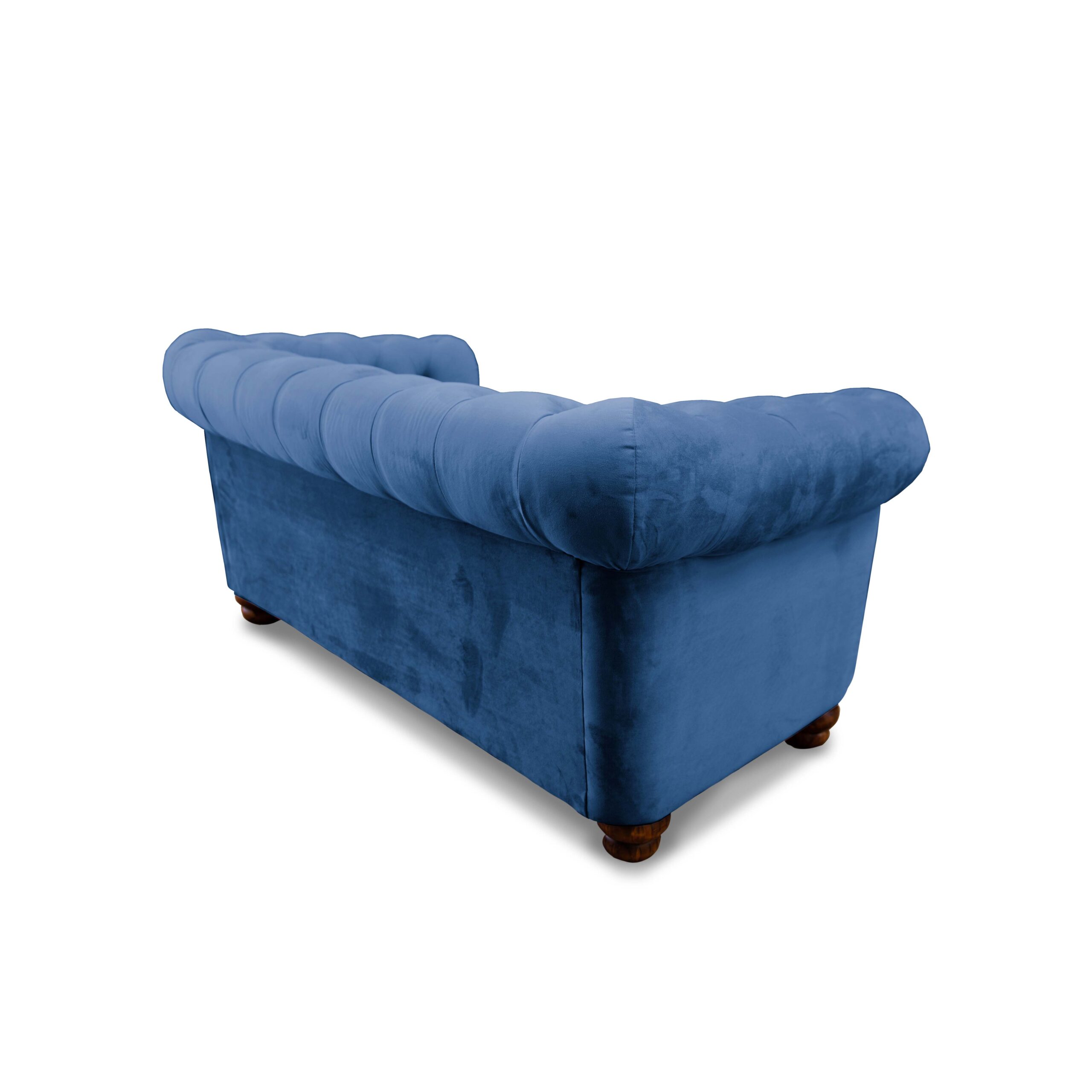 SOFA FLORENCIA 2C TELA VELVET AZUL PETROLEO - 3