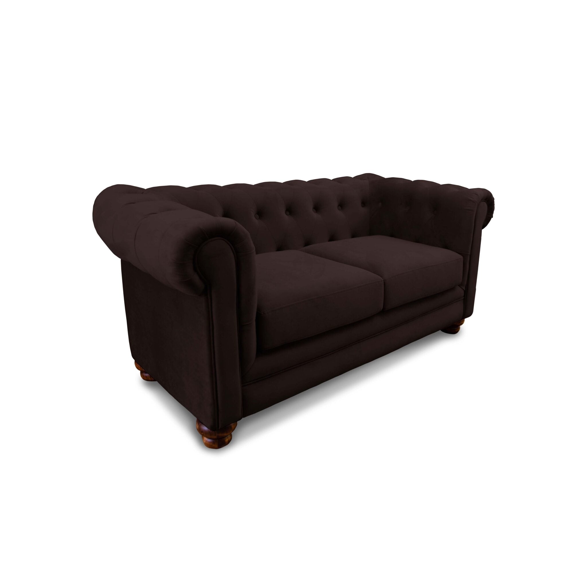 SOFA FLORENCIA 2C TELA VELVET CHOCOLATE - 2