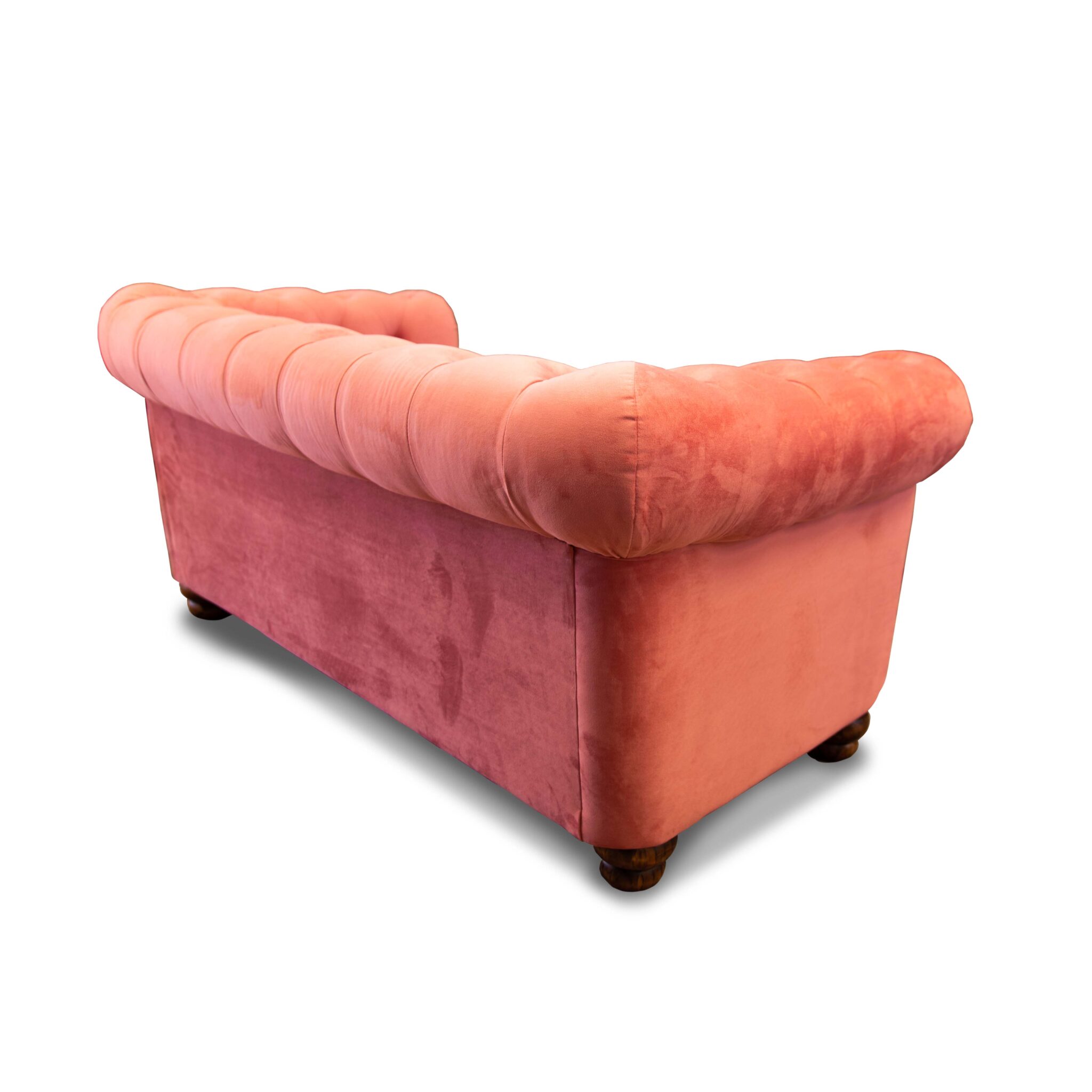 SOFA FLORENCIA 2C TELA VELVET PALO ROSA - 3