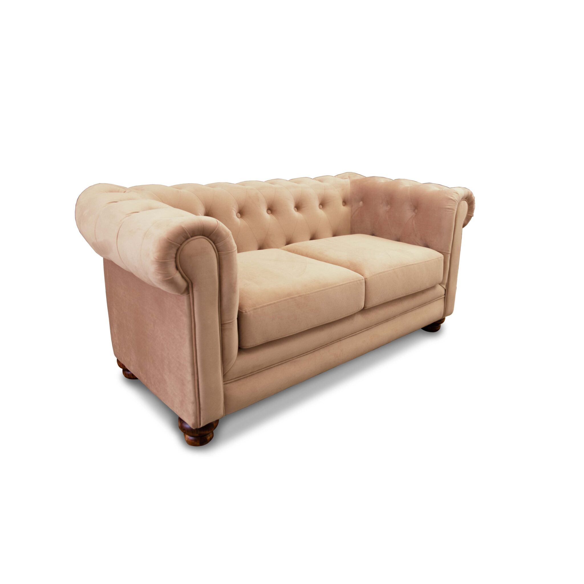 SOFA FLORENCIA 2C TELA VELVET BEIGE - 2