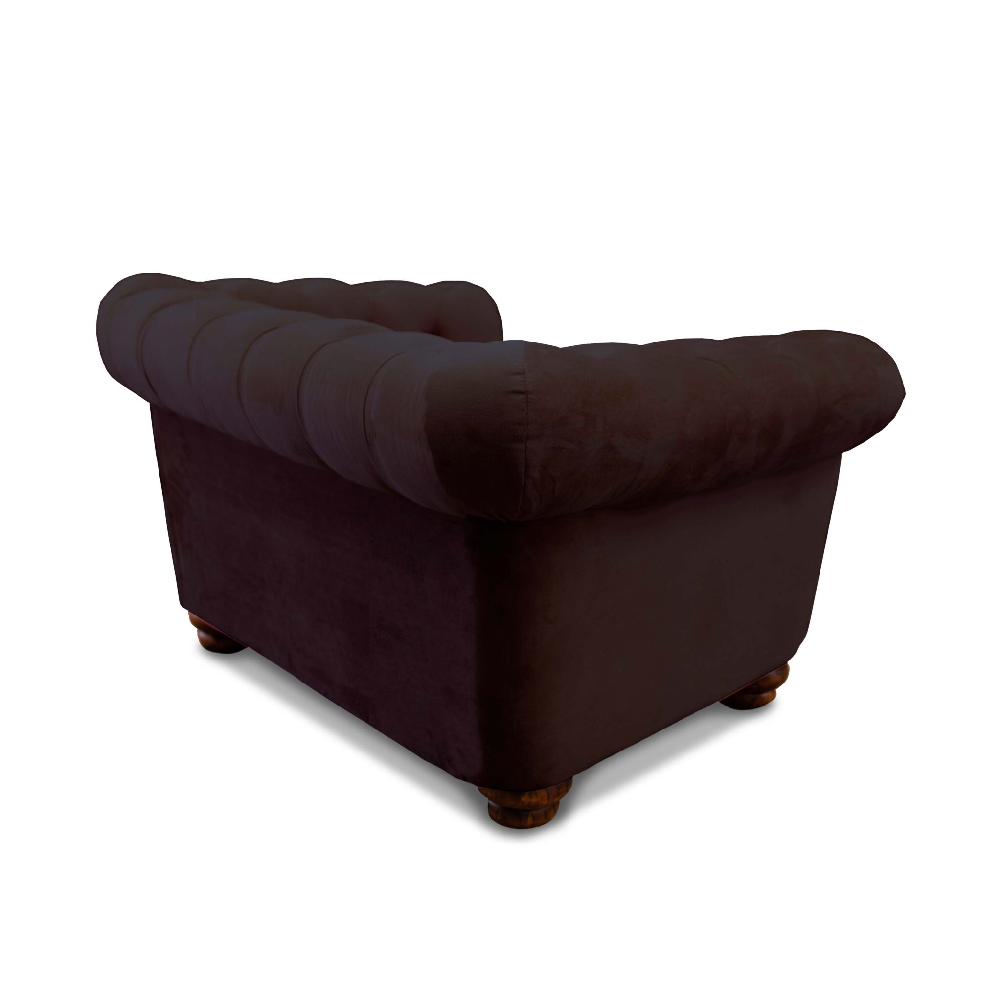 SOFA FLORENCIA 1C TELA VELVET CHOCOLATE - 3