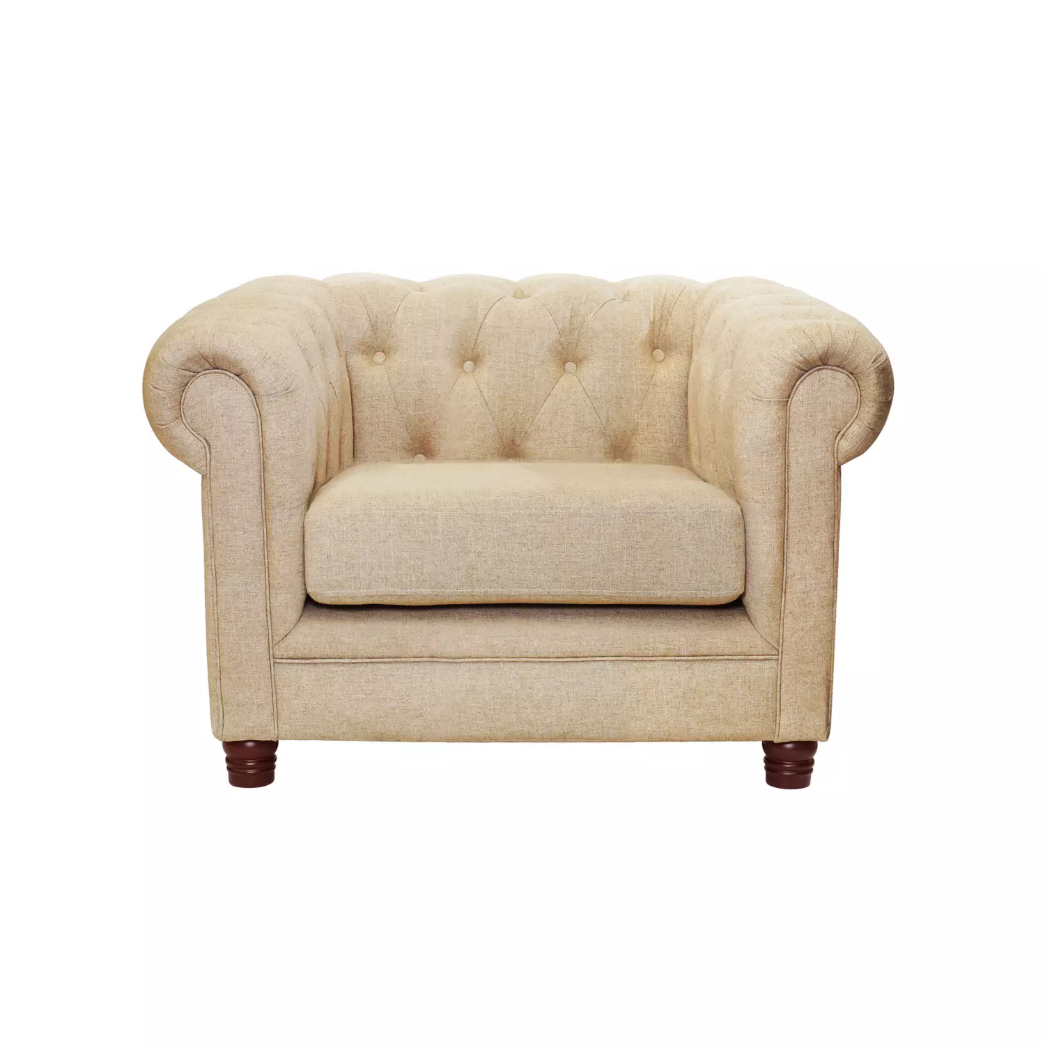 SOFA FLORENCIA 1C LINO NATURAL - 1