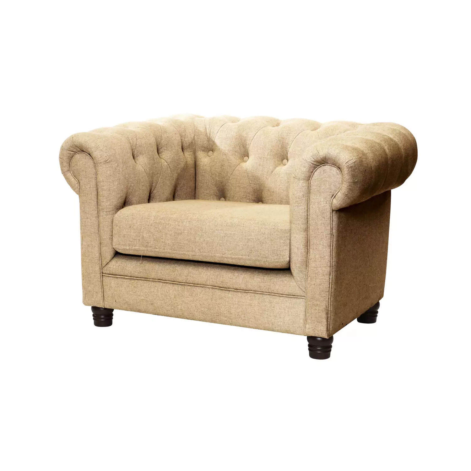 SOFA FLORENCIA 1C LINO NATURAL - 2