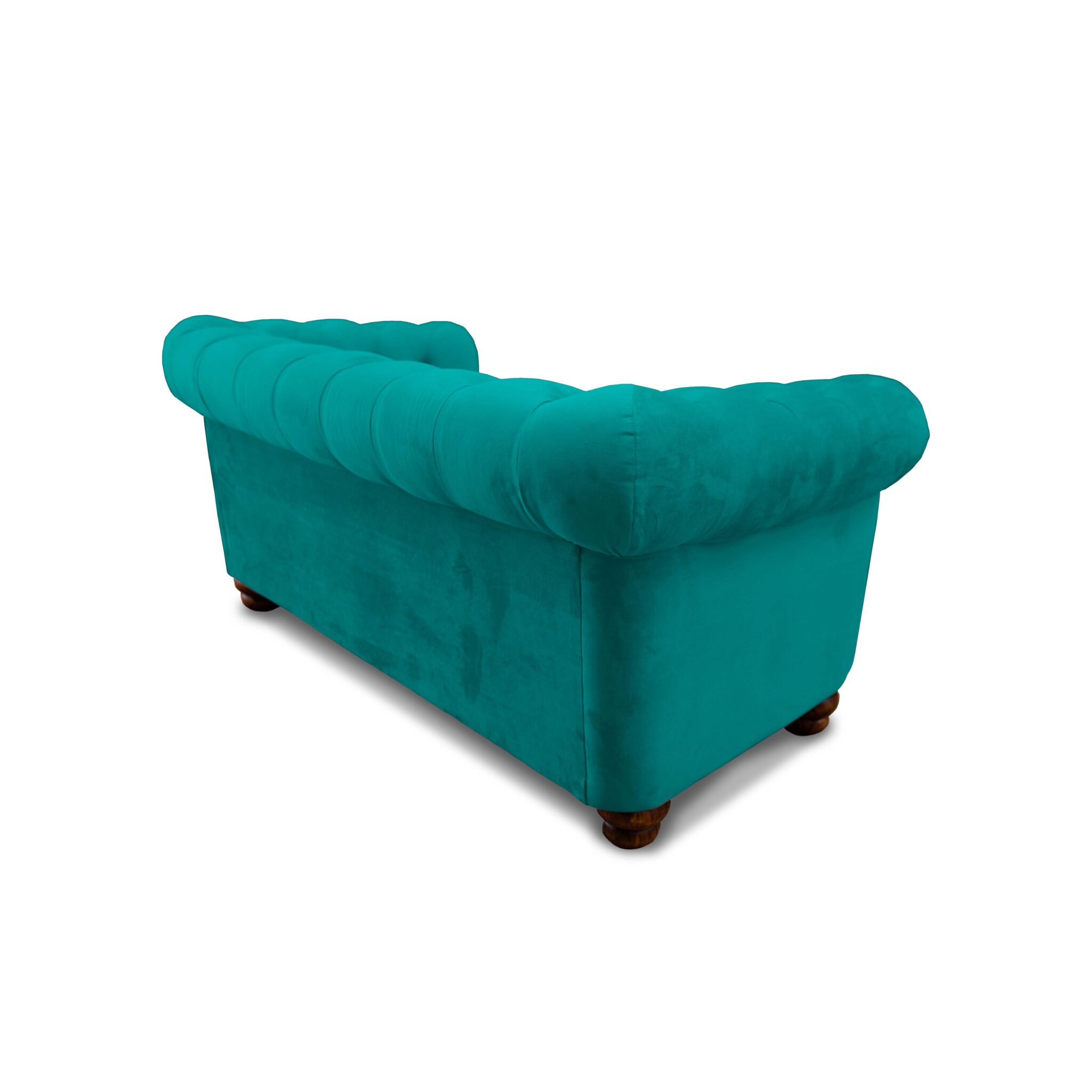 SOFA FLORENCIA 2C TELA VELVET TURQUESA - 3