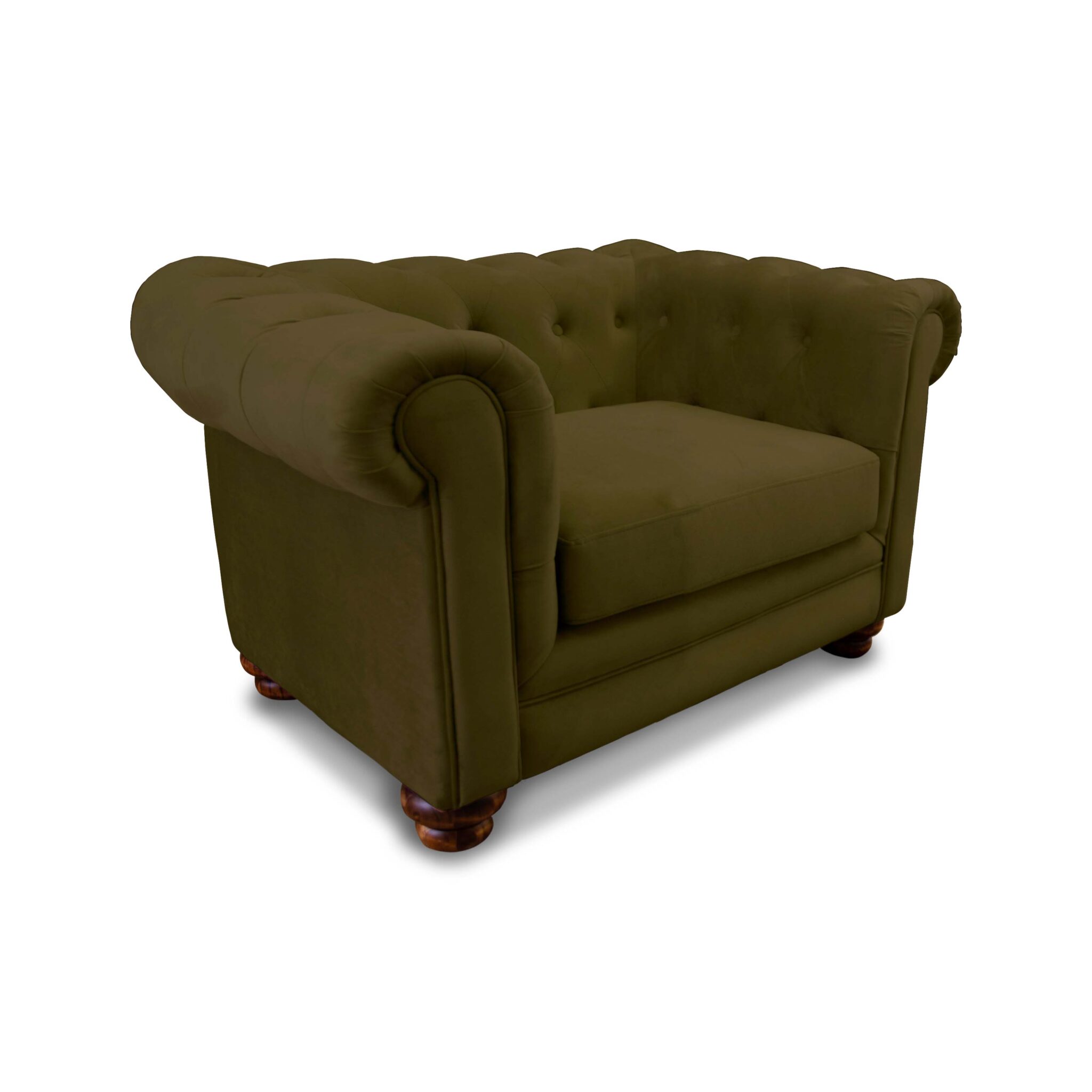 SOFA FLORENCIA 1C TELA VELVET VERDE - 2