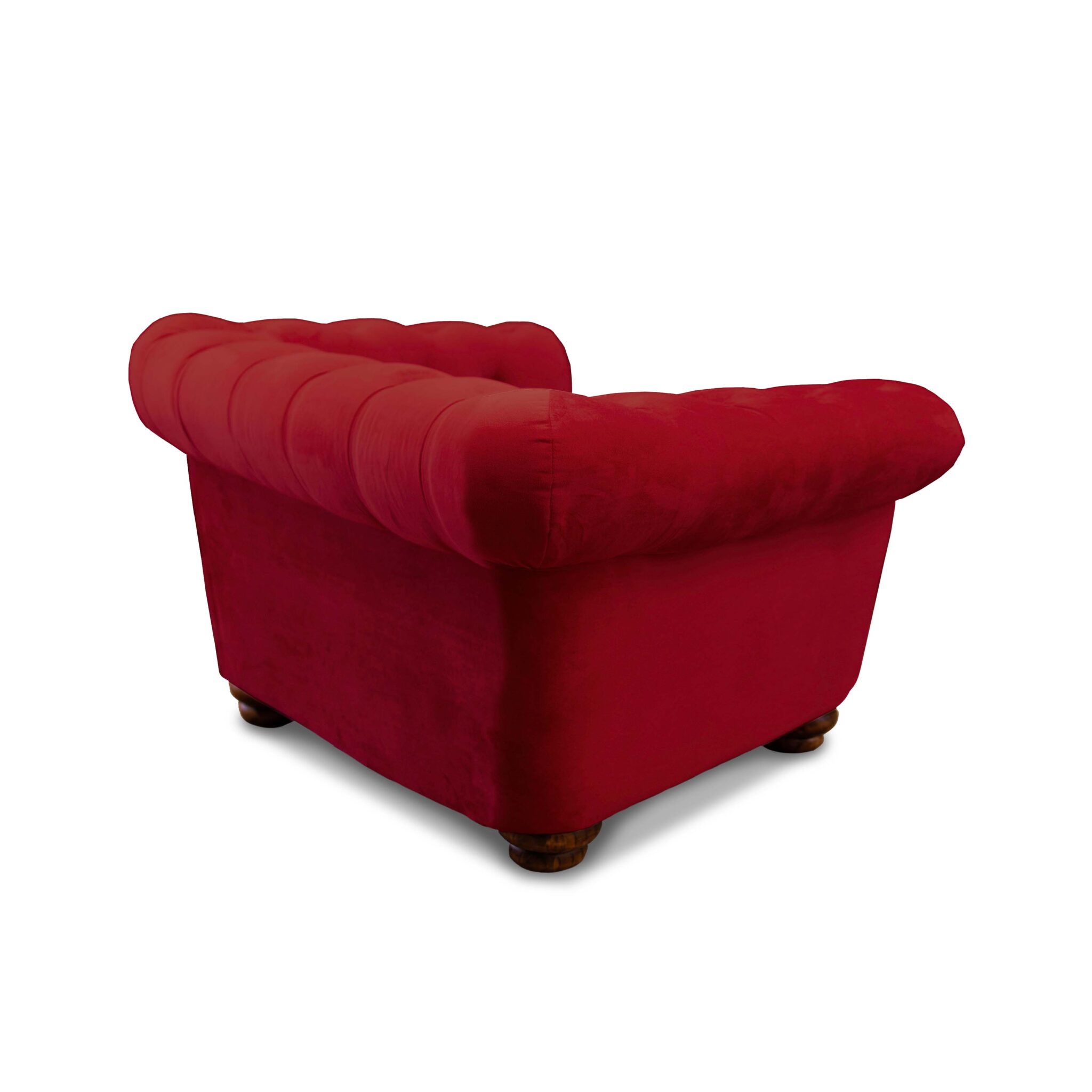 SOFA FLORENCIA 1C TELA VELVET BURDEO - 3