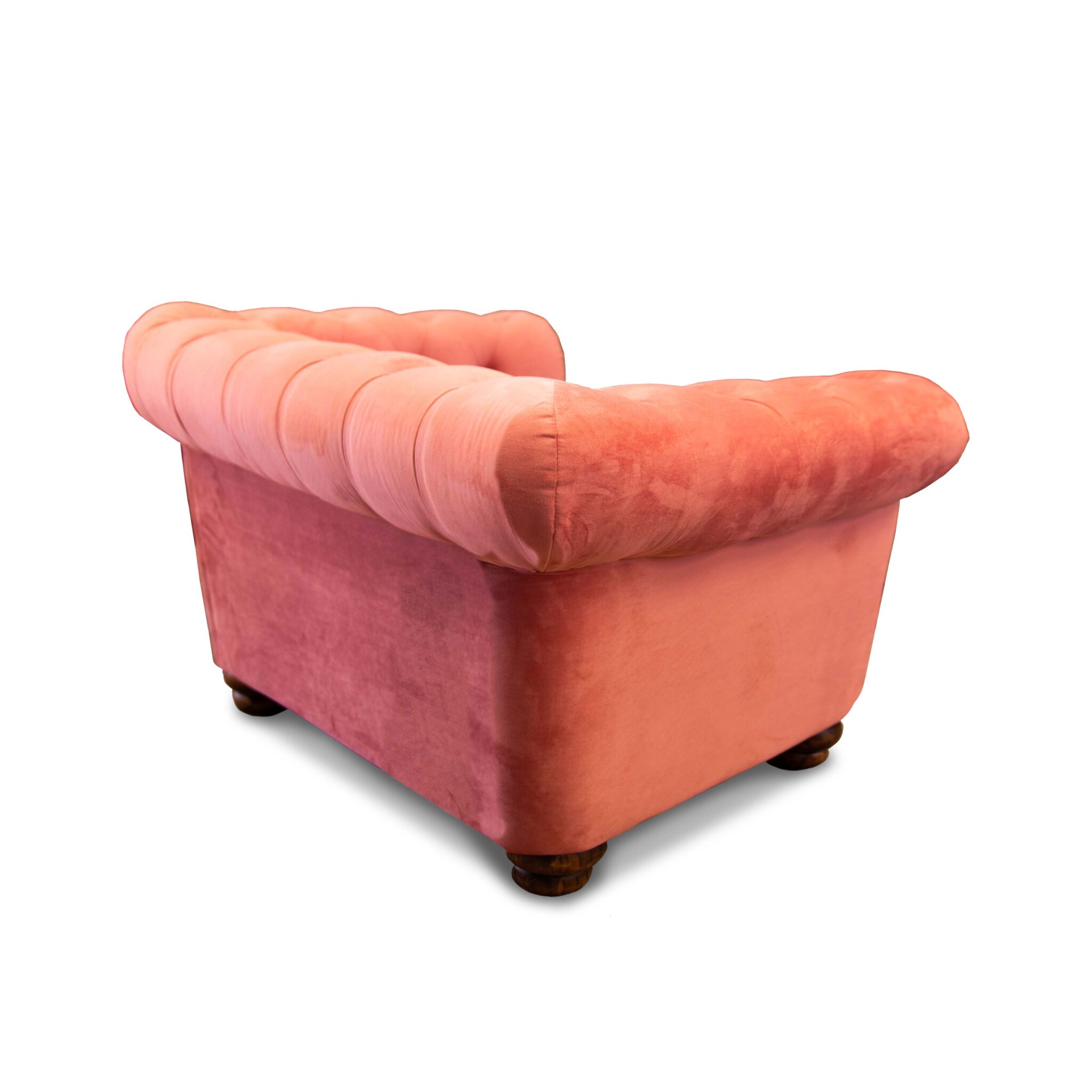 SOFA FLORENCIA 1C TELA VELVET PALO ROSA - 3