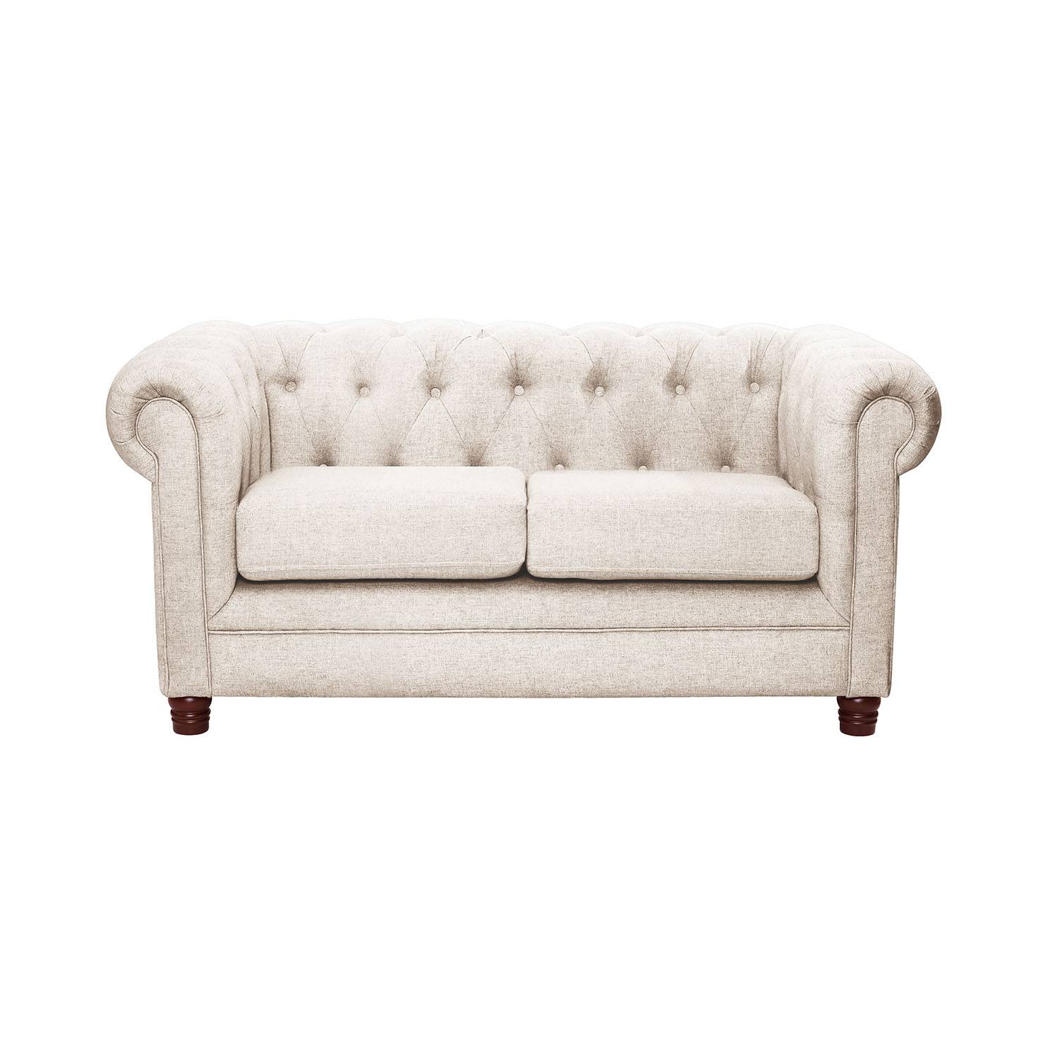 SOFA FLORENCIA 2C LINO BLANCO - 1