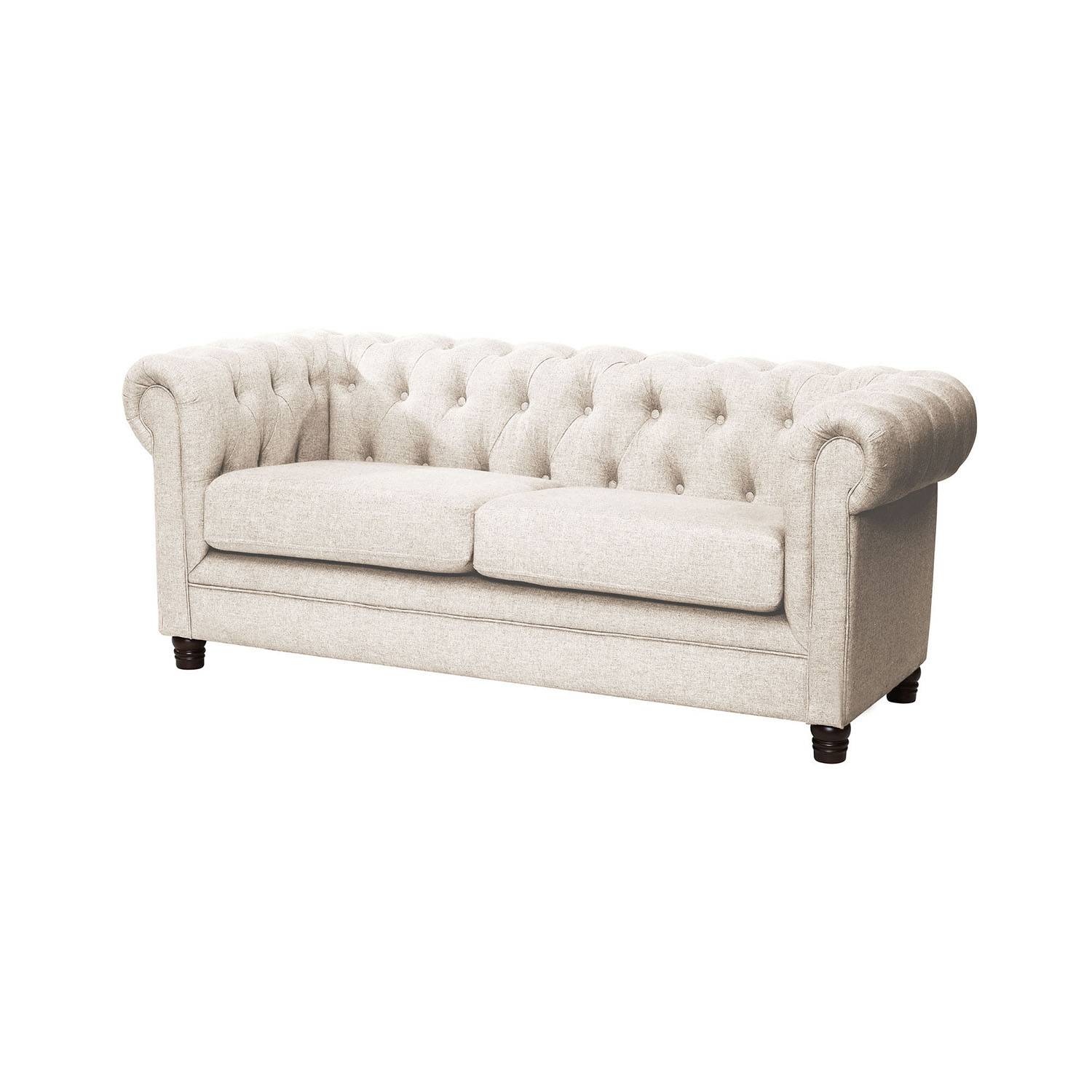 SOFA FLORENCIA 2C LINO BLANCO - 2