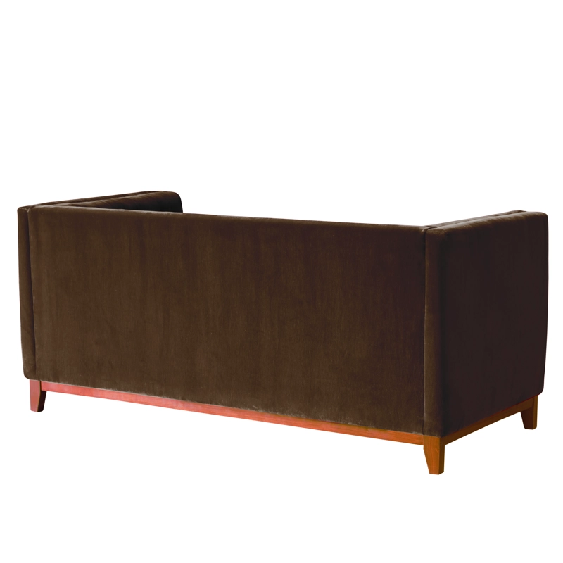 SOFA LATAM HOME ROMA 3 CUERPOS CHOCOLATE VELVET - 5