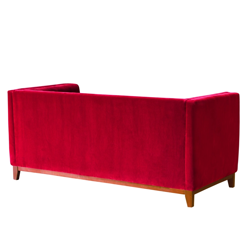 SOFA LATAM HOME ROMA 3 CUERPOS BURDEO VELVET - 5