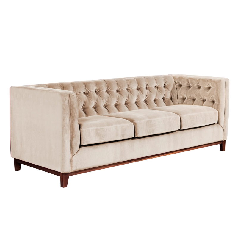 SOFA LATAM HOME ROMA 3 CUERPOS LINO NATURAL - 2
