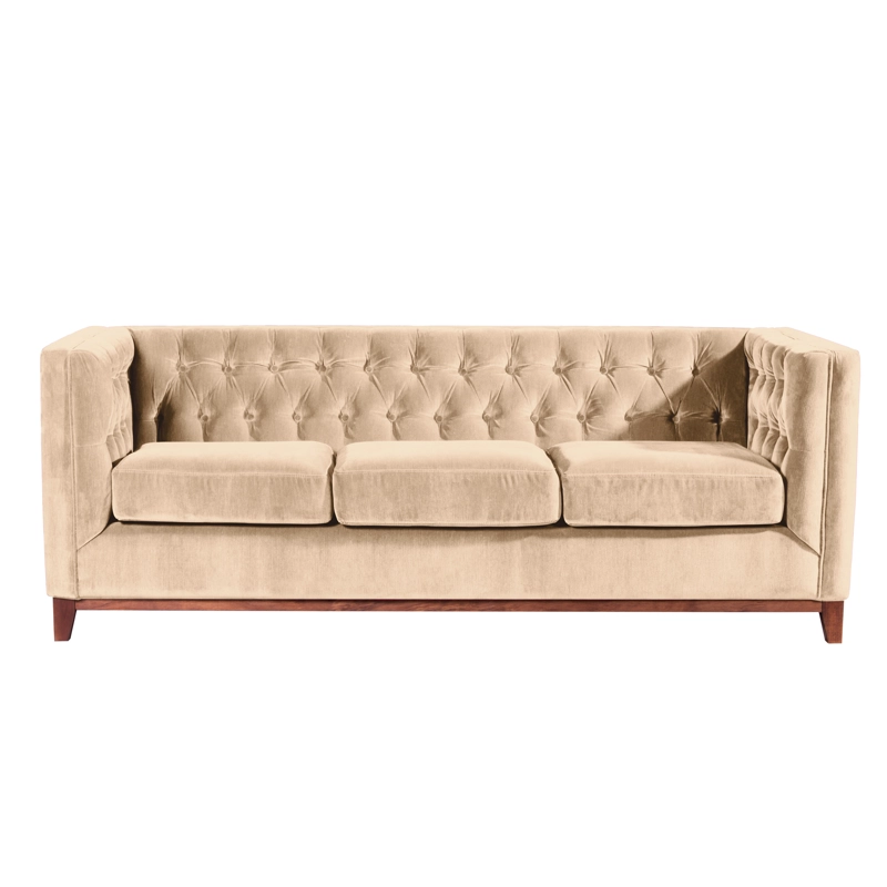 SOFA LATAM HOME ROMA 3 CUERPOS LINO NATURAL - 3