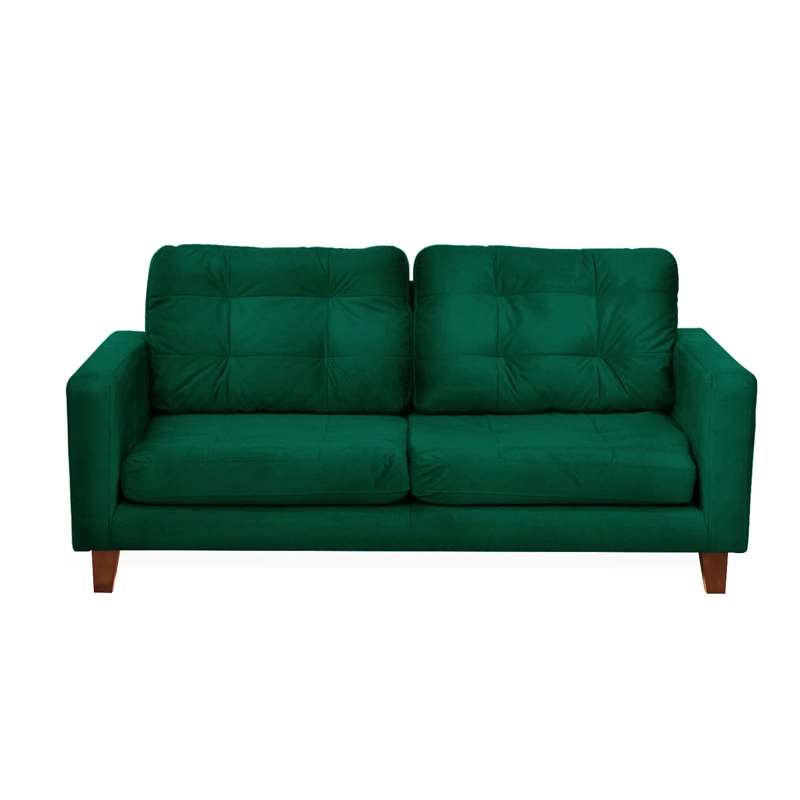 SOFA LATAM HOME NAPOLES 3 CUERPOS VERDE VELVET - 2