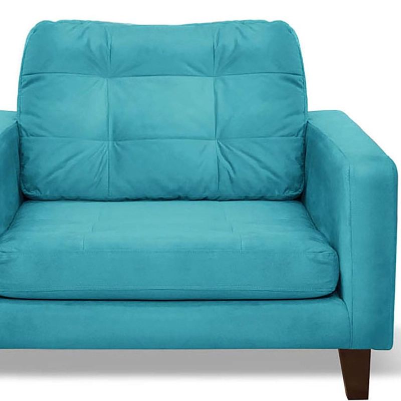 SOFA LATAM HOME NAPOLES 1 CUERPO TURQUESA VELVET - 2