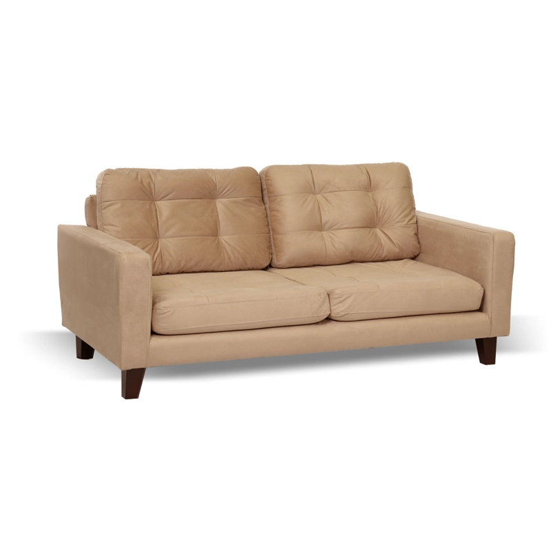 SOFA LATAM HOME NAPOLES 2 CUERPOS BEIGE VELVET - 3