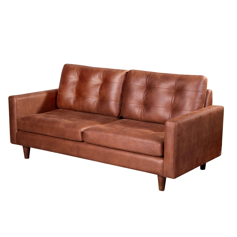 SOFA LATAM HOME NAPOLES 3 CUERPOS CUERO KENTUCKY TABACO - 3