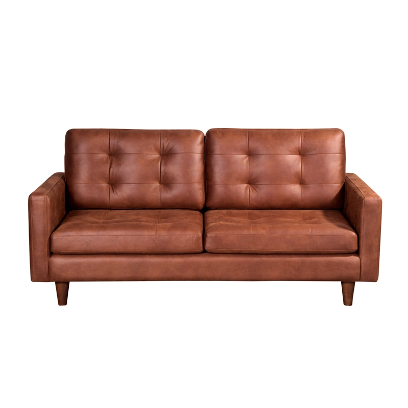 SOFA LATAM HOME NAPOLES 3 CUERPOS CUERO KENTUCKY TABACO - 4