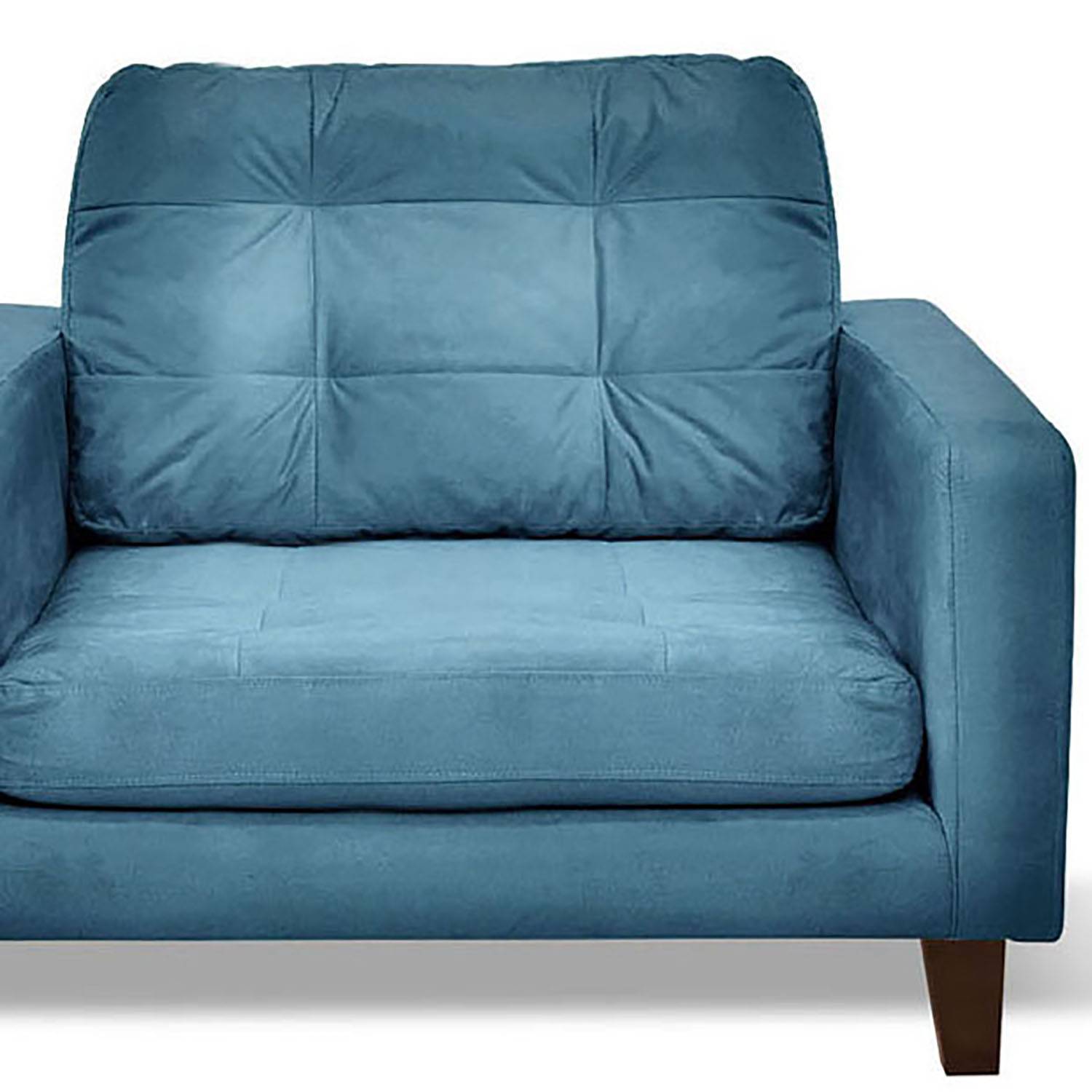 SOFA LATAM HOME NAPOLES 1 CUERPO AZUL PETROLEO VELVET - 2