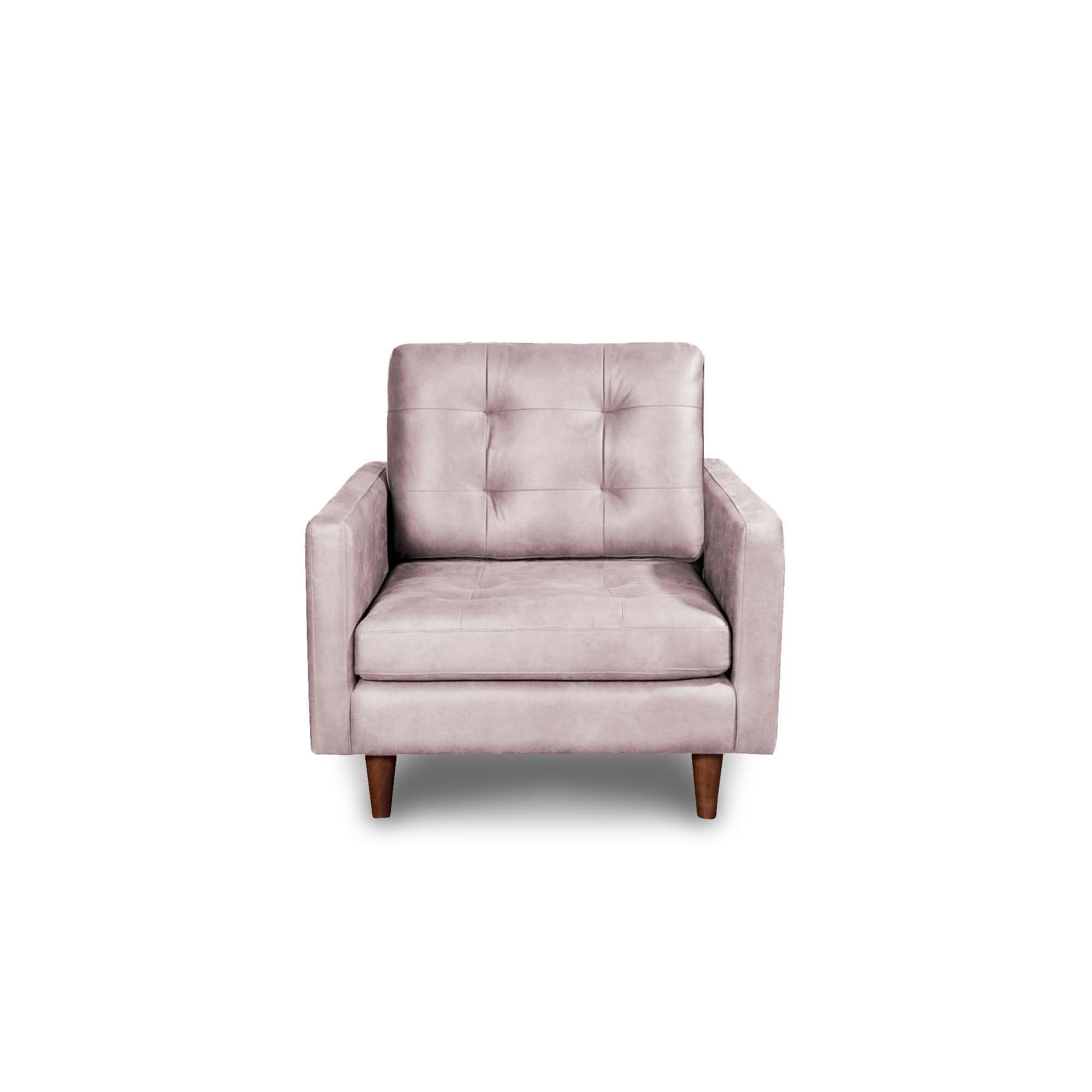 SOFA LATAM HOME NAPOLES 1 CUERPO CUERO KENTUCKY BEIGE - 1