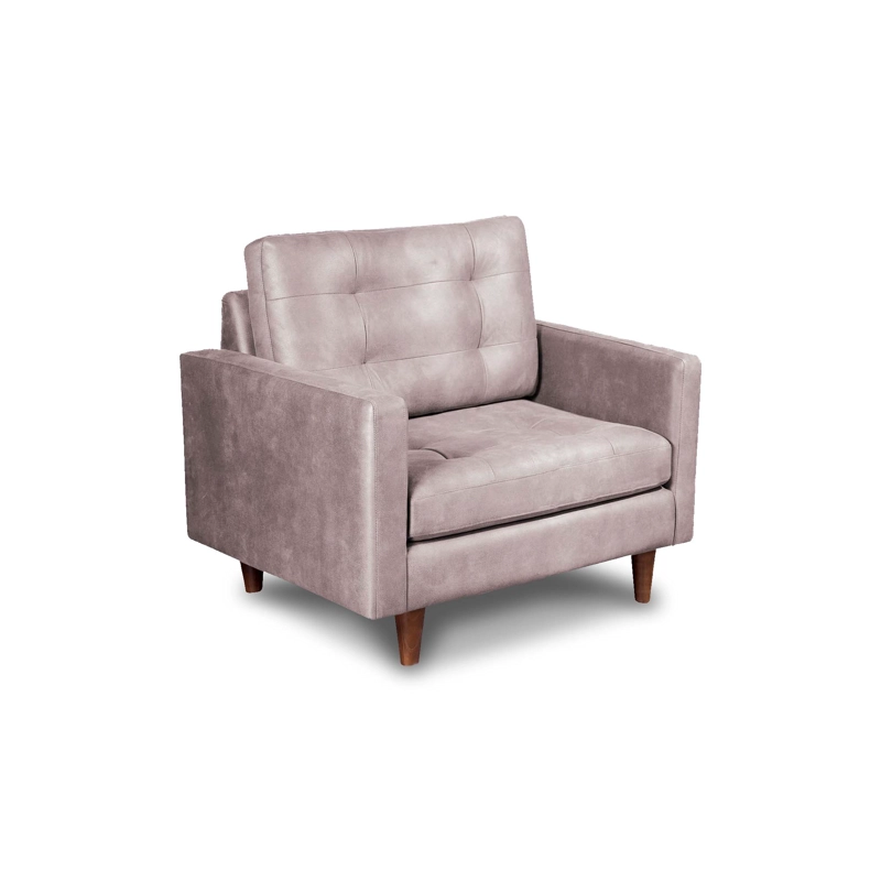 SOFA LATAM HOME NAPOLES 1 CUERPO CUERO KENTUCKY BEIGE - 2