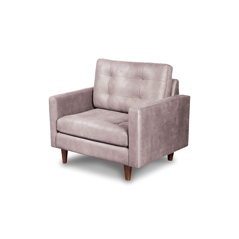 SOFA LATAM HOME NAPOLES 1 CUERPO CUERO KENTUCKY BEIGE - 3