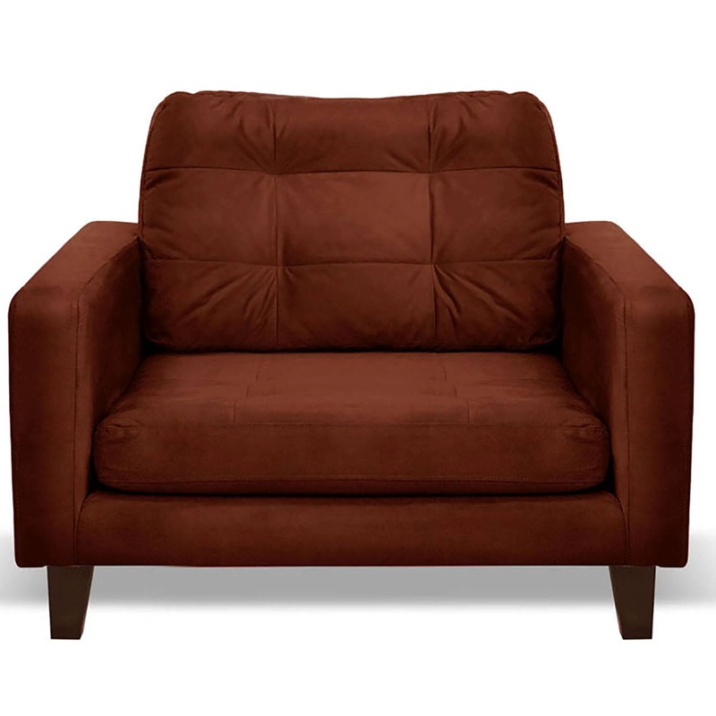 SOFA LATAM HOME NAPOLES 1 CUERPO CHOCOLATE VELVET - 1