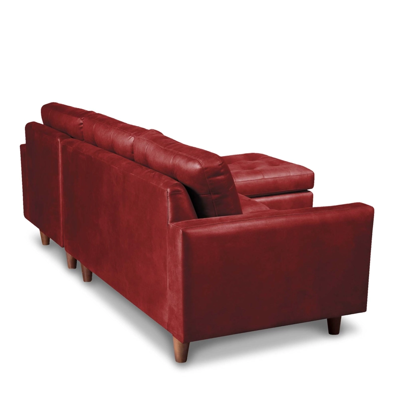 SOFA CHAISELONG LATAM HOME NAPOLES DERECHO 3 CUERPOS CUERO KENTUCKY TABACO - 1