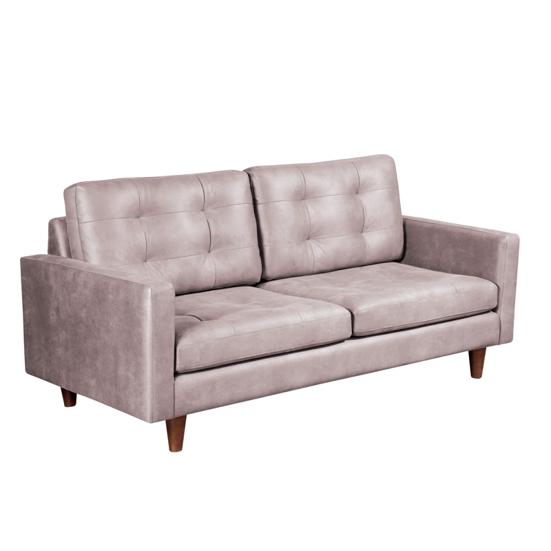 SOFA LATAM HOME NAPOLES 3 CUERPOS CUERO KENTUCKY BEIGE - 2