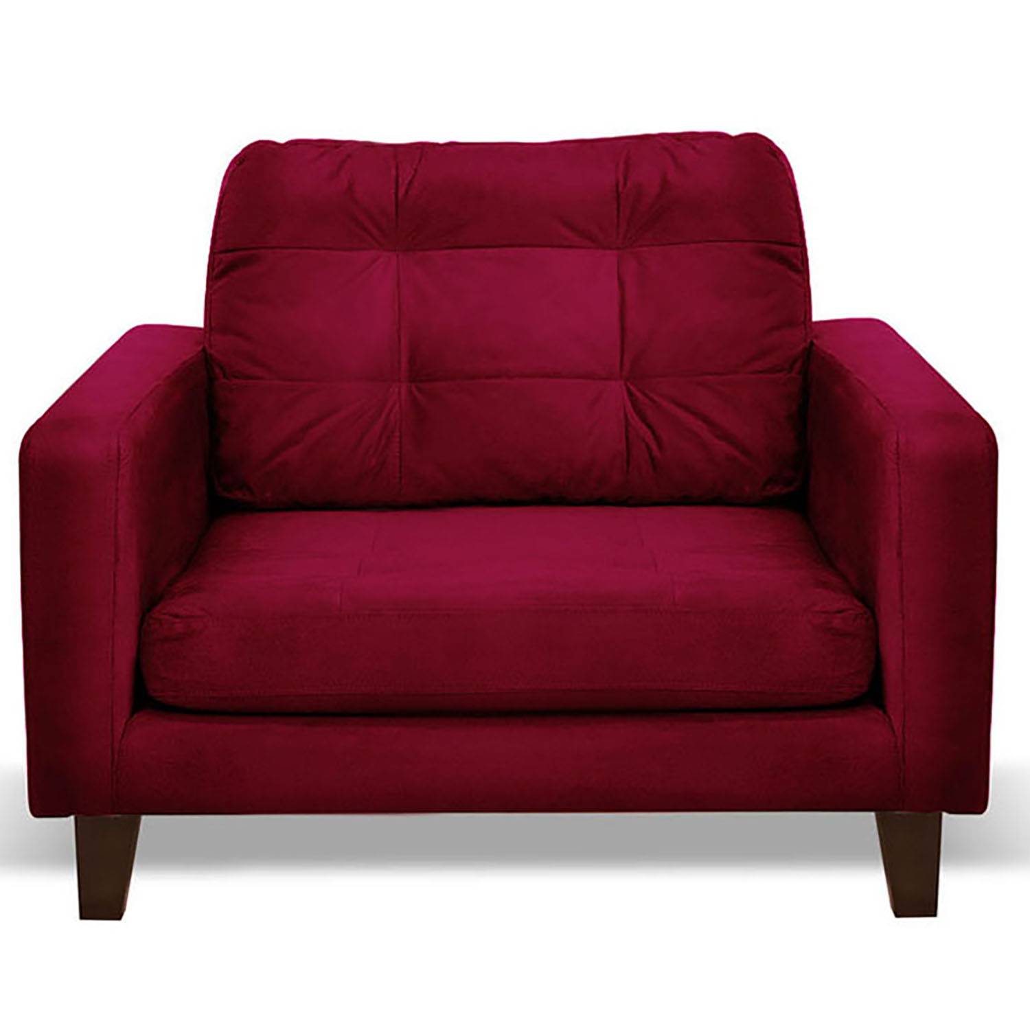 SOFA LATAM HOME NAPOLES 1 CUERPO BURDEO VELVET - 1